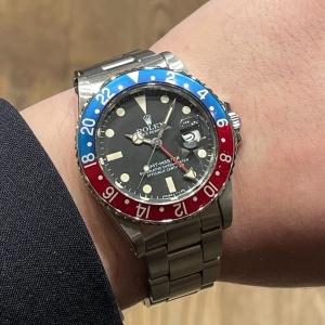 魅力的なフチなしダイヤル/ROLEX GMT-MASTER Ref.16750
